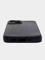 Черный чехол IPhone 13 / 13 Mini / 13Pro / 13ProMax силиконовый, имитация кожи