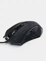 Черный бесшумная проводная игровая компьютерная мышь Forka с RGB подсветкой, 6 кнопок