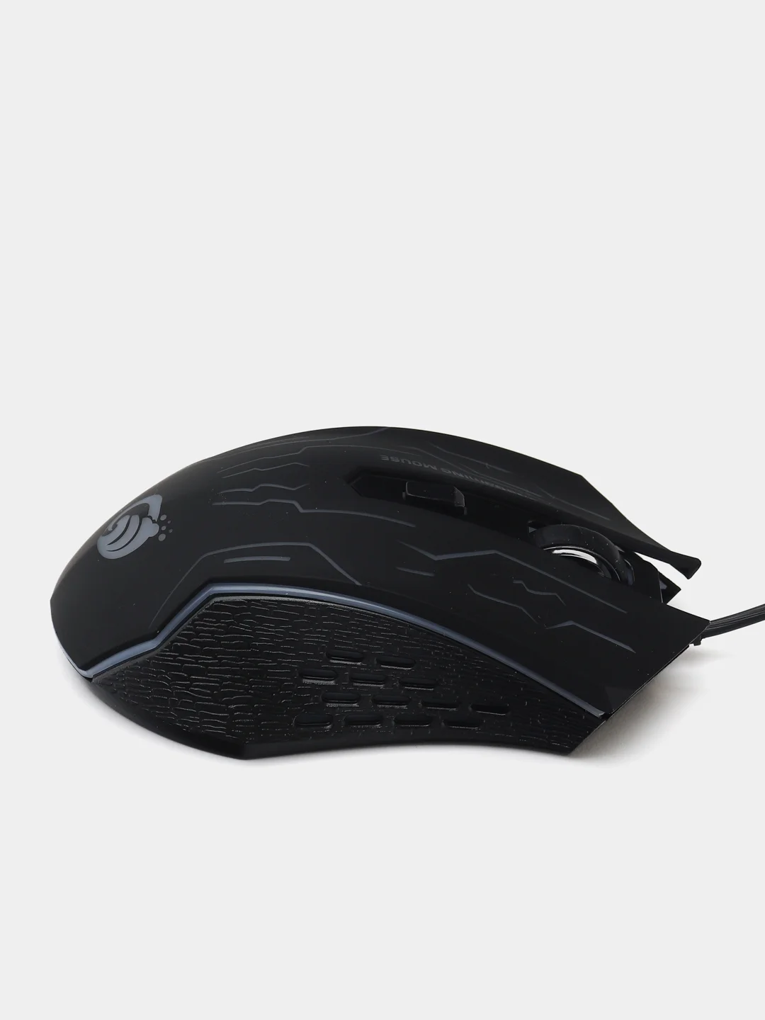 Черный бесшумная проводная игровая компьютерная мышь Forka с RGB подсветкой, 6 кнопок