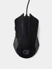 Черный бесшумная проводная игровая компьютерная мышь Forka с RGB подсветкой, 6 кнопок
