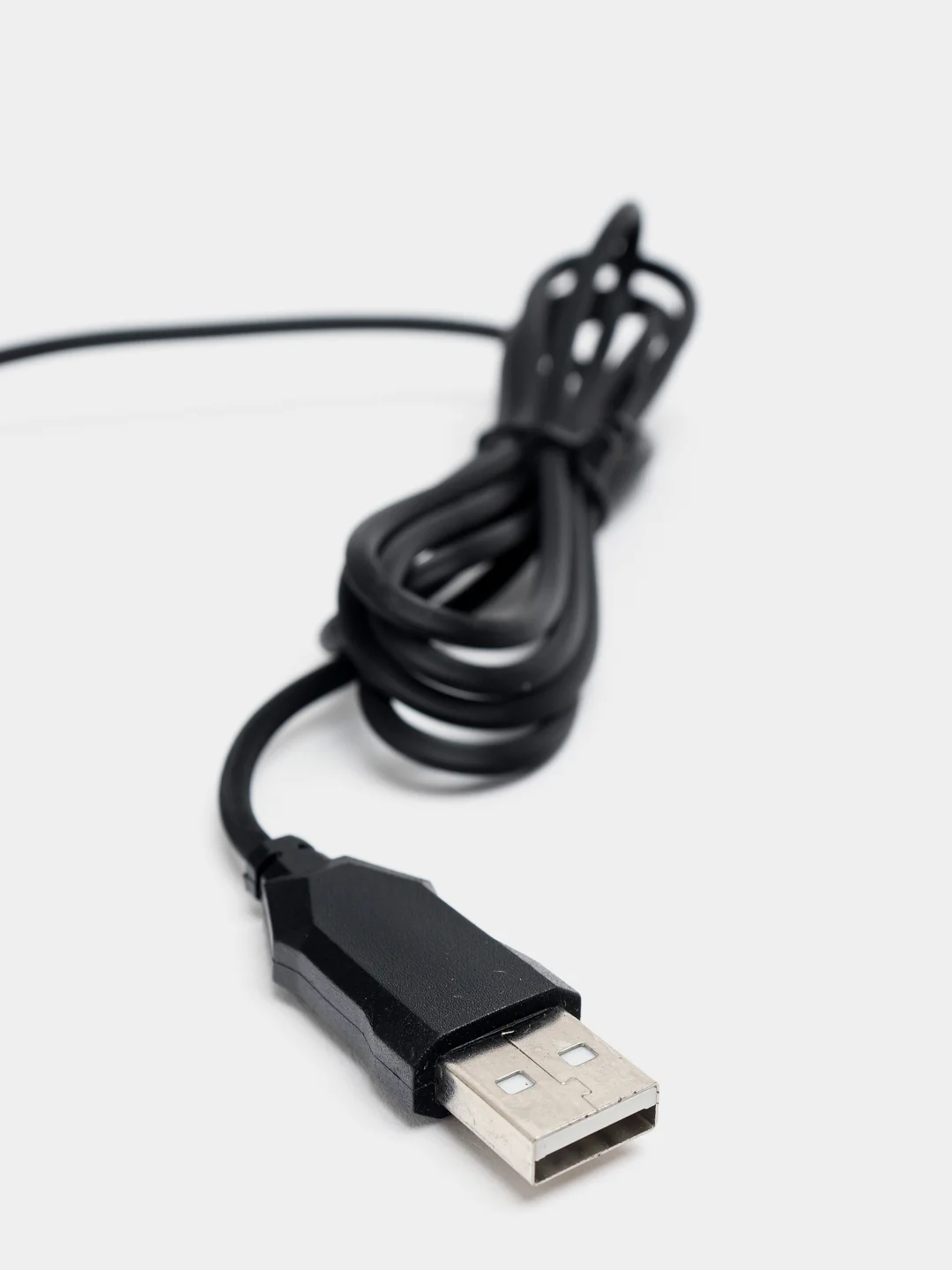 Черный бесшумная проводная игровая компьютерная мышь Forka с RGB подсветкой, 6 кнопок