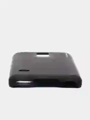 Серый чехол чёрный с принтом + защитная плёнка для Samsung S5 / S5 Mini