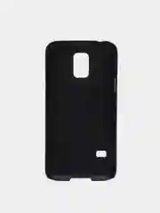 Серый чехол чёрный с принтом + защитная плёнка для Samsung S5 / S5 Mini