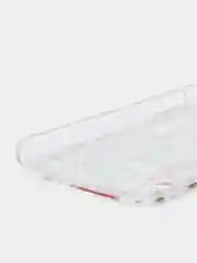 Бежевый чехол с принтом + защитная пленка для Samsung S5 mini