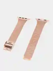 Светло-коричневый металлический ремешок Apple Watch 38 / 40 / 41 / 42 / 44 / 45 / 49 мм браслет стальной