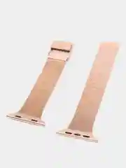 Светло-коричневый металлический ремешок Apple Watch 38 / 40 / 41 / 42 / 44 / 45 / 49 мм браслет стальной