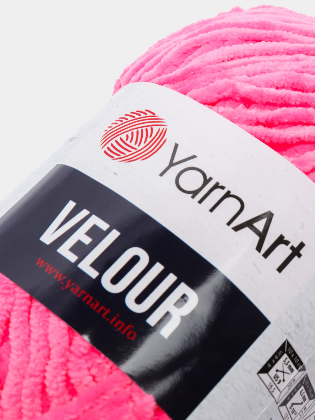 Фуксия пряжа YarnArt Velour, 100% микрополиэстер, 100 г/170 м
