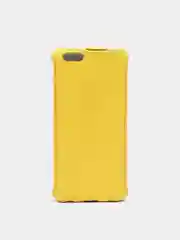 Желтый чехол флип для iPhone 6