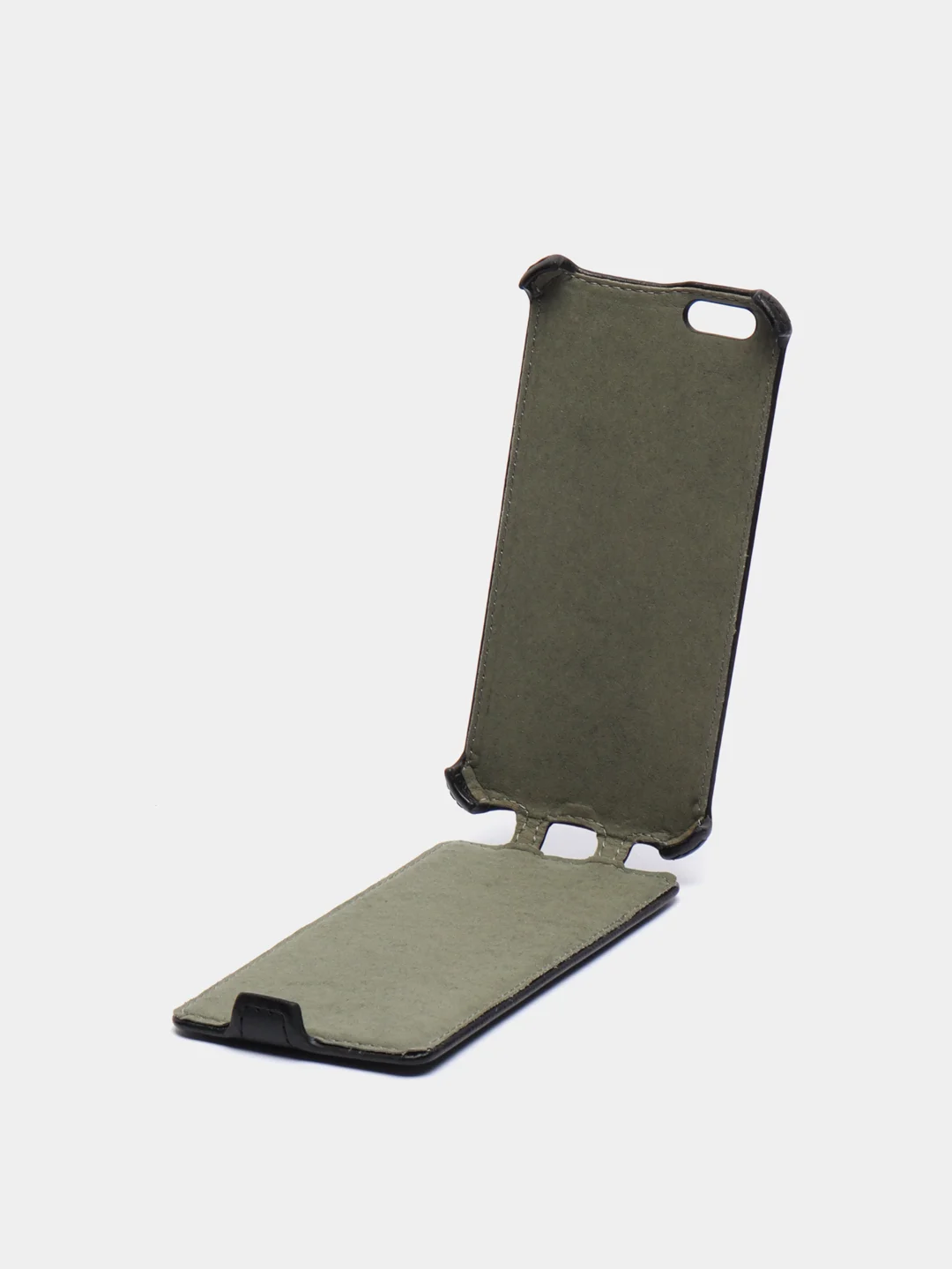 Черный чехол флип для iPhone 6