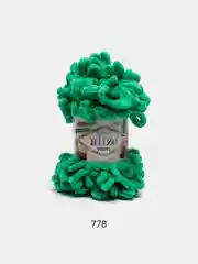 Лесной зеленый пряжа Alize Puffy 100% Микрополиэстер 100г 9м (Часть2)