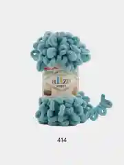 Небесно-голубой пряжа Alize Puffy 100% Микрополиэстер 100г 9м (Часть2)