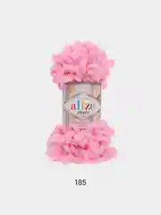 Розовый пряжа Alize Puffy 100% Микрополиэстер 100г 9м (Часть2)