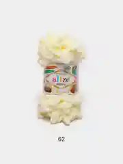 Бежевый меланж пряжа Alize Puffy 100% Микрополиэстер 100г 9м (Часть2)
