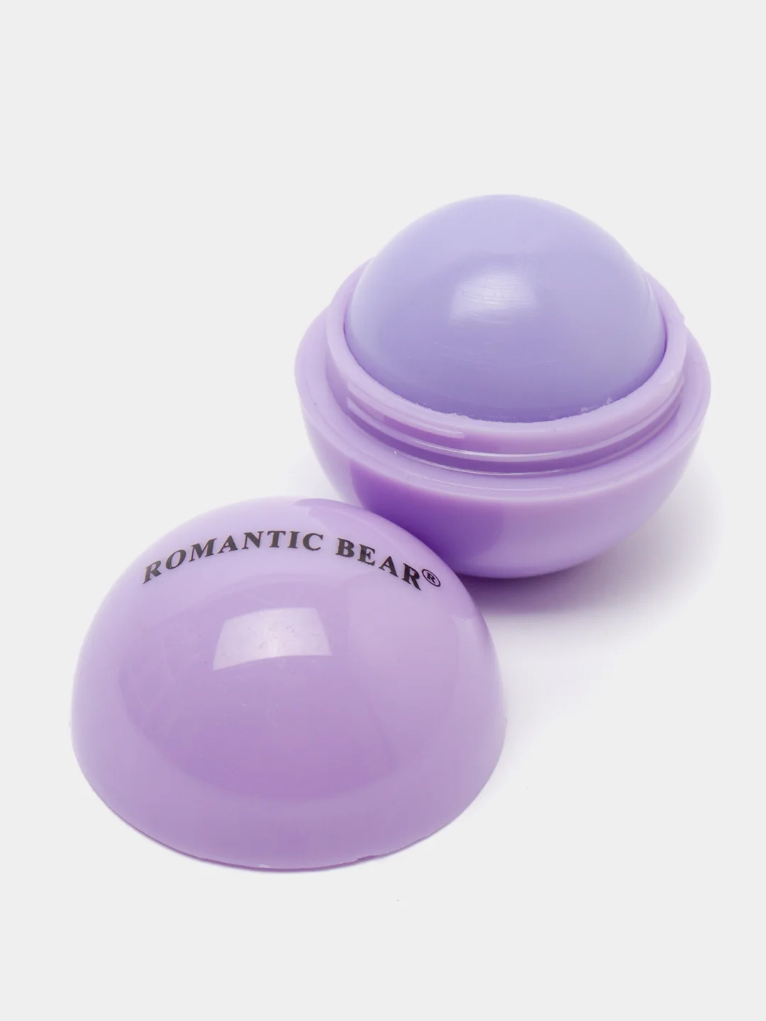 Фиолетовый бальзам для губ Romantic Bear, увлажняющий