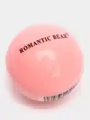 Розовый бальзам для губ Romantic Bear, увлажняющий