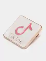 Фуксия брошь "TikTok"