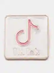 Фуксия брошь "TikTok"
