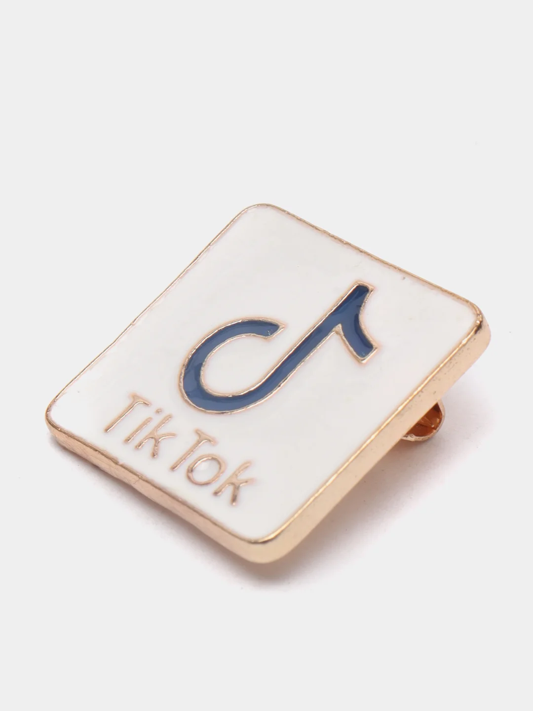 Темно-синий брошь "TikTok"