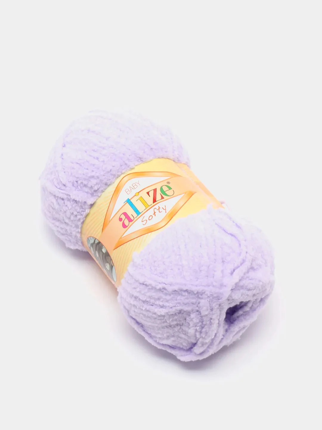 Лавандовый пряжа плюшевая Alize Softy 100% Микрополиэстер 50г 115м (Ализе софти велюровая)