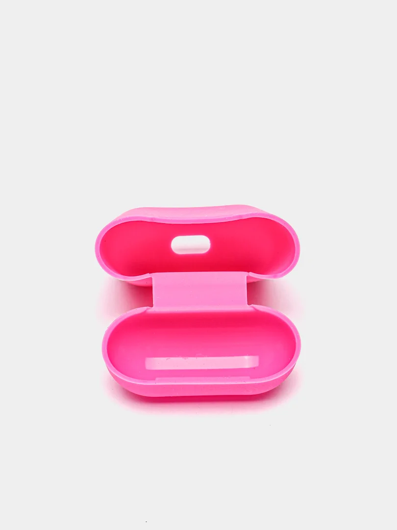 Фуксия силиконовый чехол для наушников Apple AirPods 2