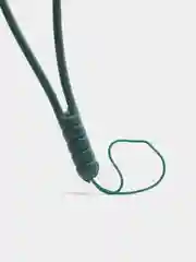 Тёмно-зелёный шнурок для телефона силиконовый