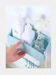 Голубой полка настенная для ванной комнаты