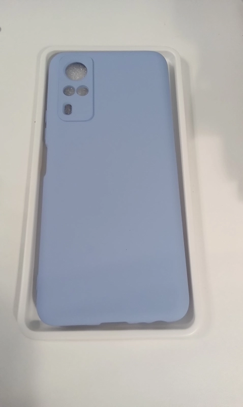 Чехол с защитой камеры и бархатом внутри Vivo Y31 / VIVO Y53S