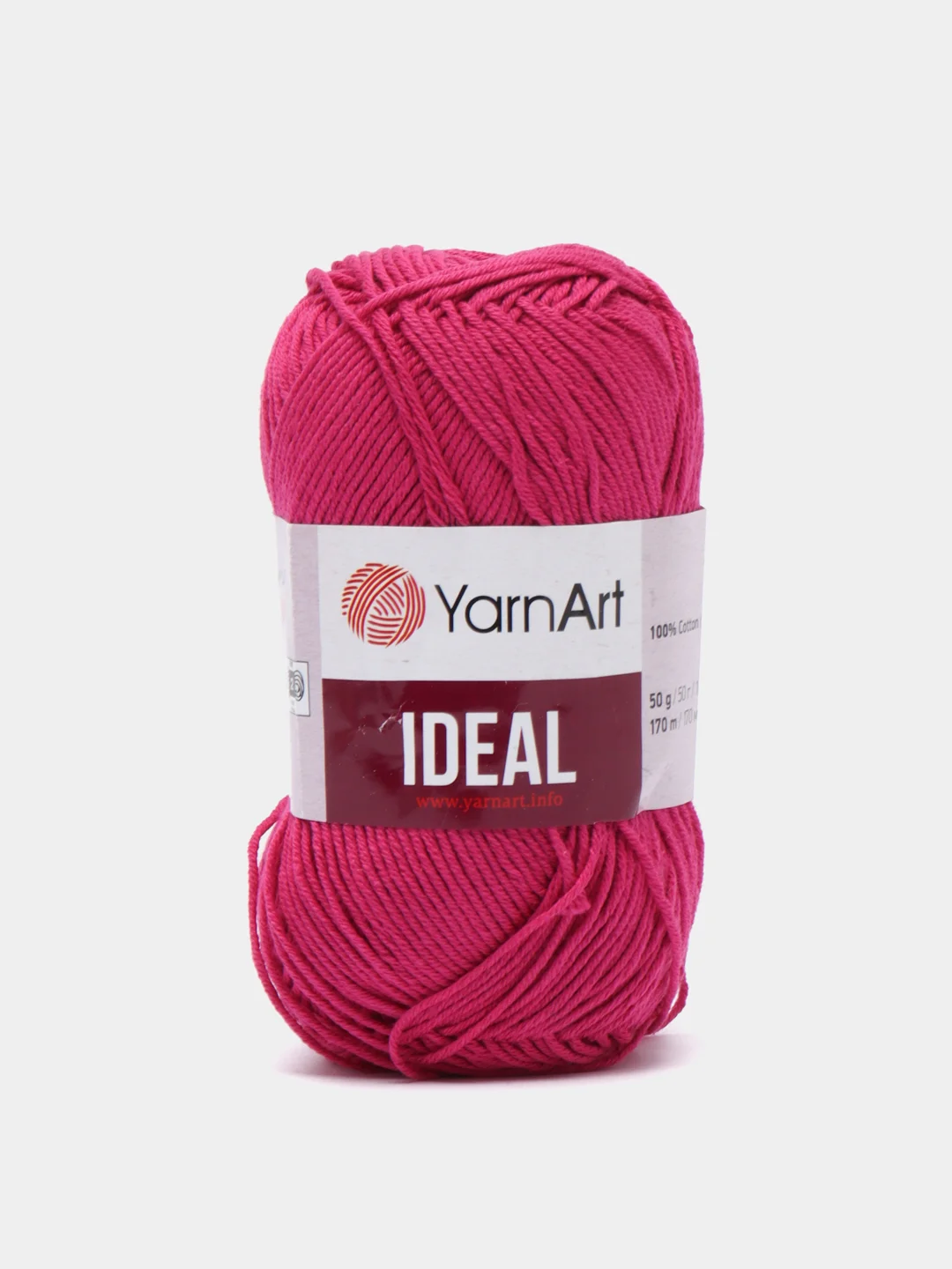 Фуксия пряжа YarnArt Ideal 100% Хлопок 50г 170м