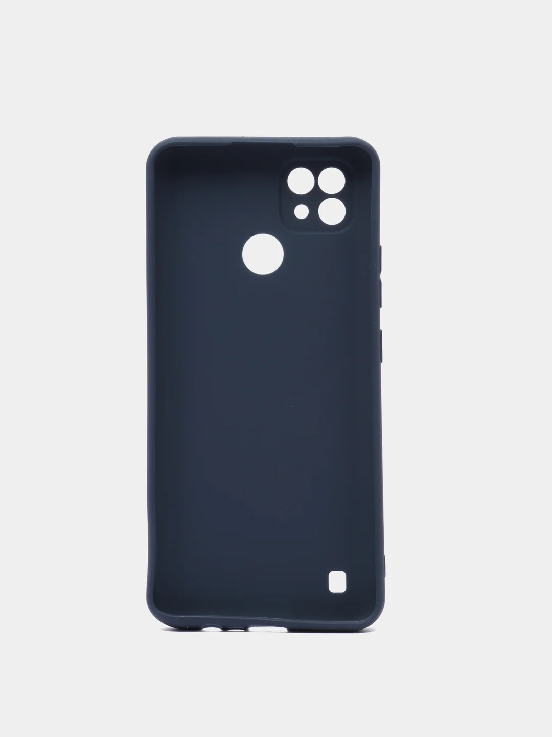 Синий матовый чехол для Realme C21, силиконовый