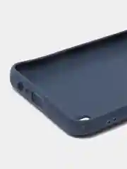 Синий матовый чехол для Realme C21, силиконовый