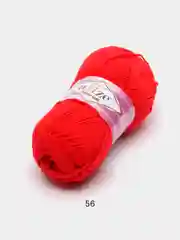 Красный пряжа Alize Cotton Gold 55% Хлопок 45% Акрил 100г 330м Ализе Коттон Голд