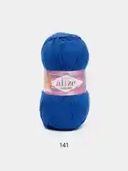 Синий пряжа Alize Cotton Gold 55% Хлопок 45% Акрил 100г 330м Ализе Коттон Голд
