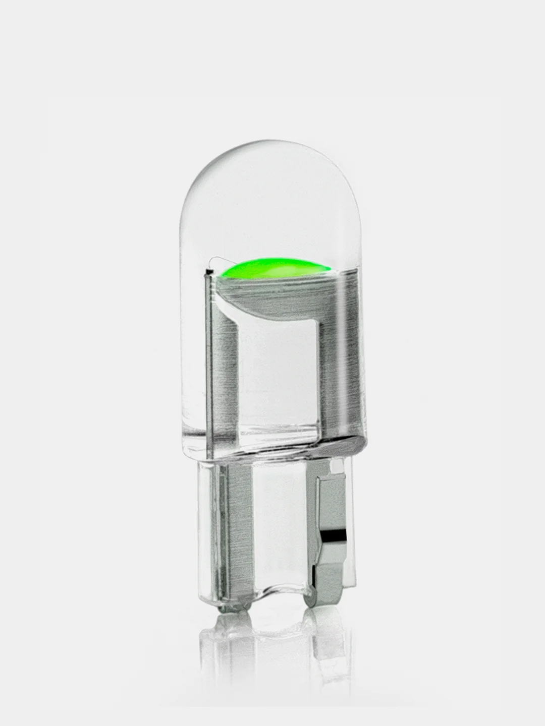 Зеленый светодиодная лампа для авто ElectroKot Crystal T10 W5W, разные цвета, в габариты