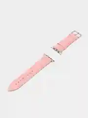 Розовый кожаный ремешок для Apple Watch