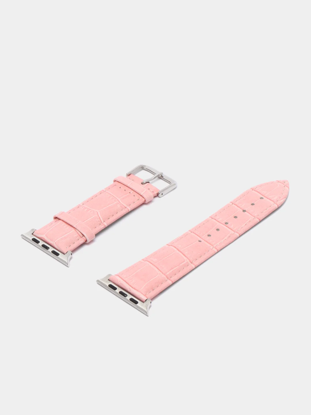 Розовый кожаный ремешок для Apple Watch