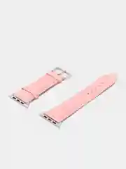 Розовый кожаный ремешок для Apple Watch