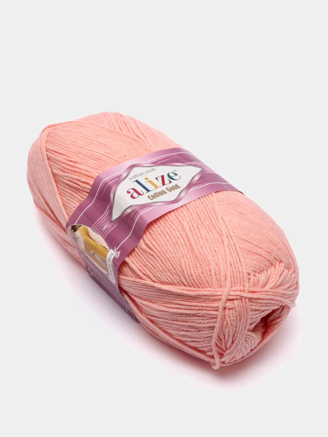 Коралловый меланж пряжа Alize Cotton Gold 55% Хлопок 45% Акрил 100г 330м Ализе Коттон Голд