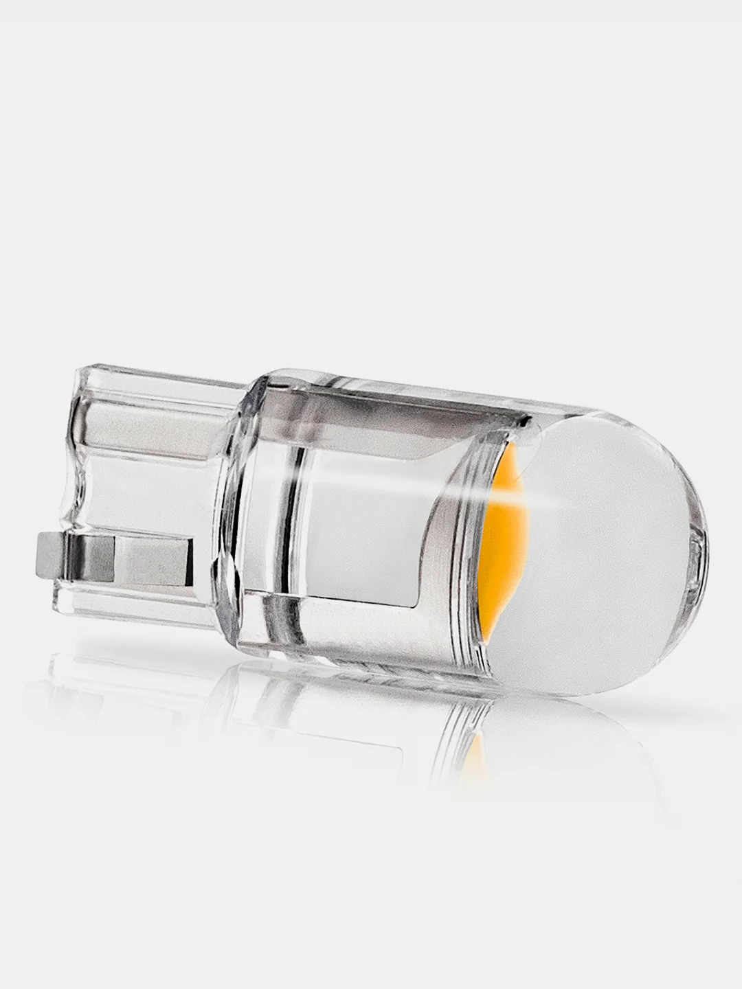 Оранжевый светодиодная лампа для авто ElectroKot Crystal T10 W5W, разные цвета, в габариты