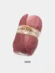 Марсала пряжа Alize Angora Gold Batik 10% Мохер 10% Шерсть 80% Акрил 100г 550м