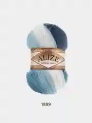 Ледяной пряжа Alize Angora Gold Batik 10% Мохер 10% Шерсть 80% Акрил 100г 550м