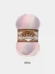 Конфетный пряжа Alize Angora Gold Batik 10% Мохер 10% Шерсть 80% Акрил 100г 550м