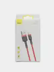 Багровый кабель Baseus Premium Cafule Cable (2.4A, USB/Lightning для Apple iPhone)