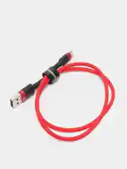 Багровый кабель Baseus Premium Cafule Cable (2.4A, USB/Lightning для Apple iPhone)