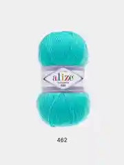 Салатовый пряжа Alize Lanagold 800 Акрил 51% Шерсть 49% 100г 800м
