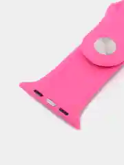 Розовый силиконовый ремешок для Apple Watch 3 4 5 6 SE на 38 42 40 44