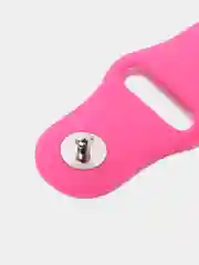 Розовый силиконовый ремешок для Apple Watch 3 4 5 6 SE на 38 42 40 44