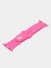 Розовый силиконовый ремешок для Apple Watch 3 4 5 6 SE на 38 42 40 44