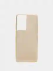 Золотой чехол Samsung Galaxy S21 Ultra, Самсунг Галакси С21 Ультра, блестящий, сияющий
