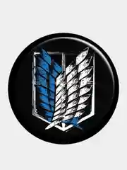 Аметистовый значки "Атака Титанов"