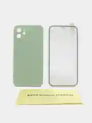 Мятный чехол Apple iPhone 12, 12 Pro, 12 Pro Max на 360 градусов с защитой экрана